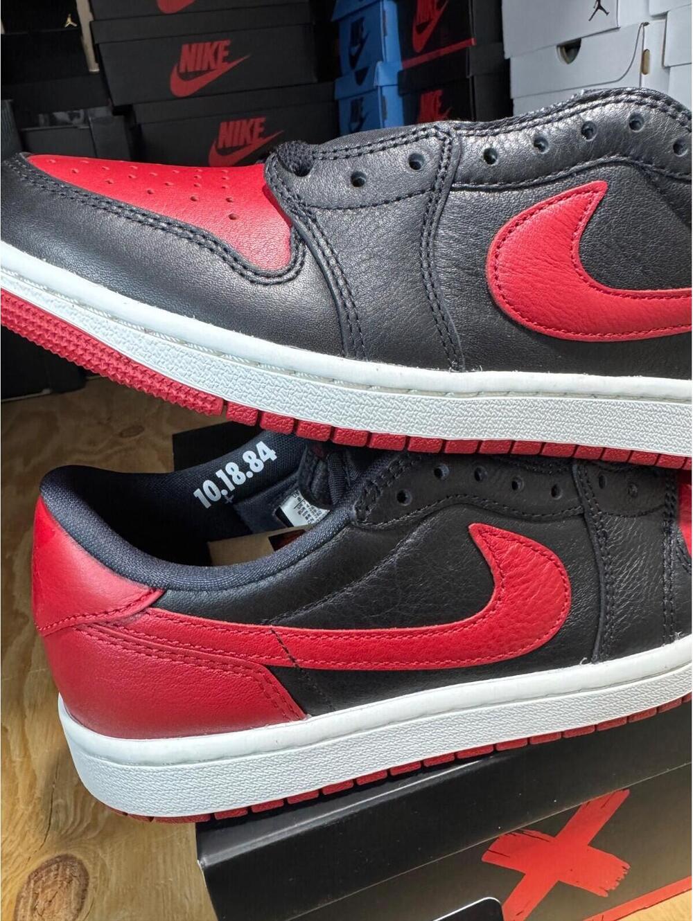 Air Jordan 1 Retro Low OG 'Banned' 2026 IW6276-001 MENS SIZE 10.5 - Picture 5 of 5